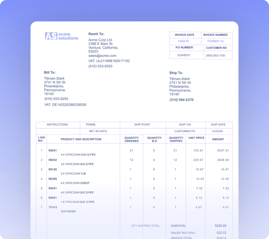 Invoices