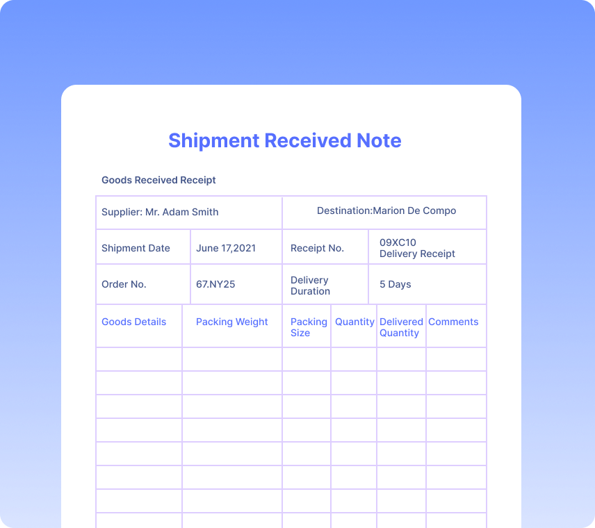 Shipment Confirmation Acceptance Notices