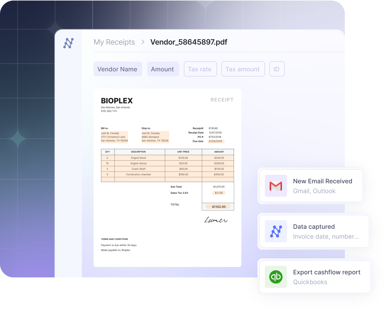 Invoice OCR in Nanonets