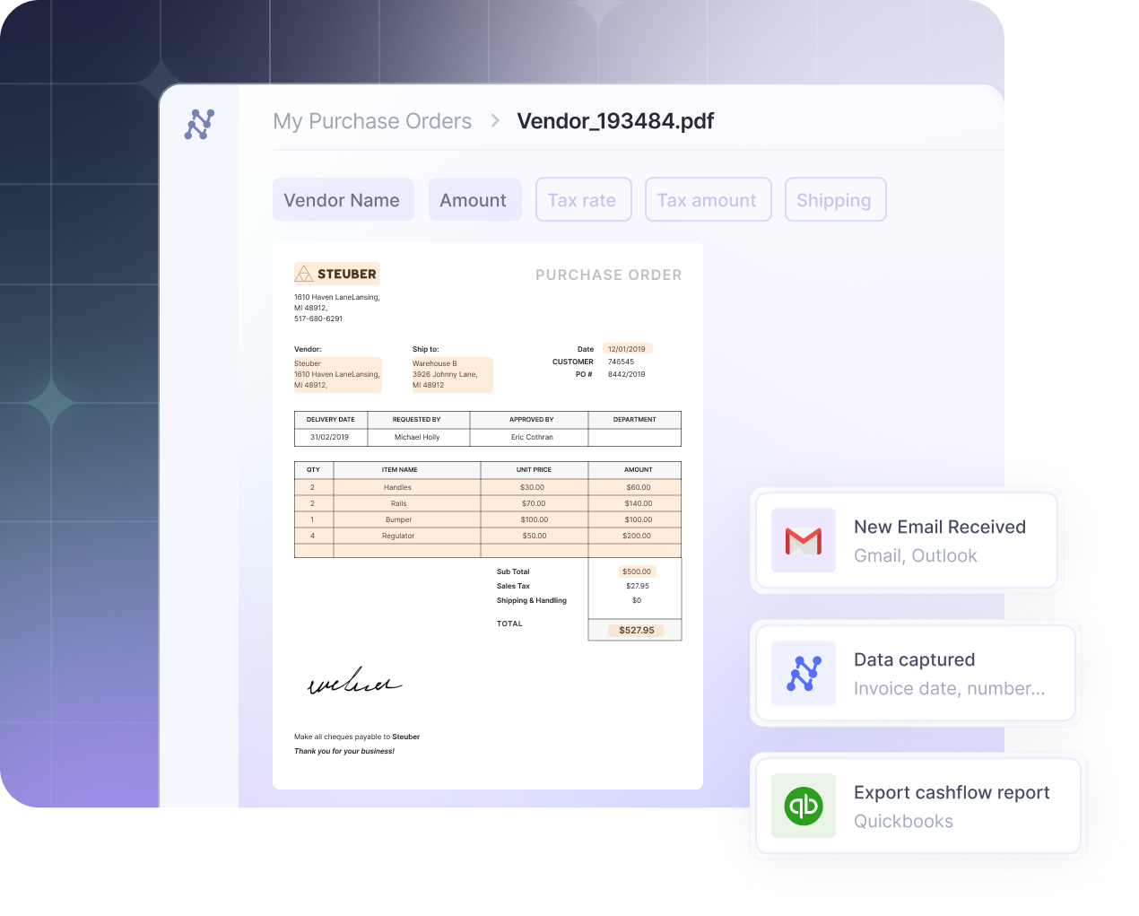 Invoice OCR in Nanonets