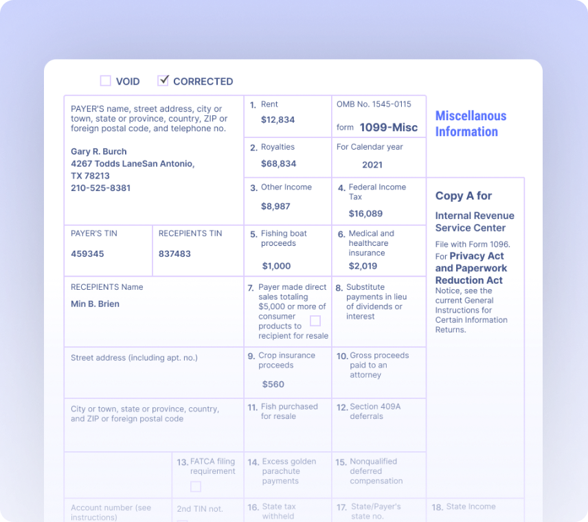 Forms 1099