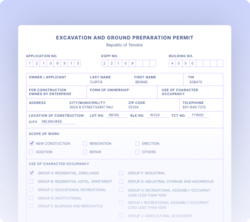 Excavation Permits