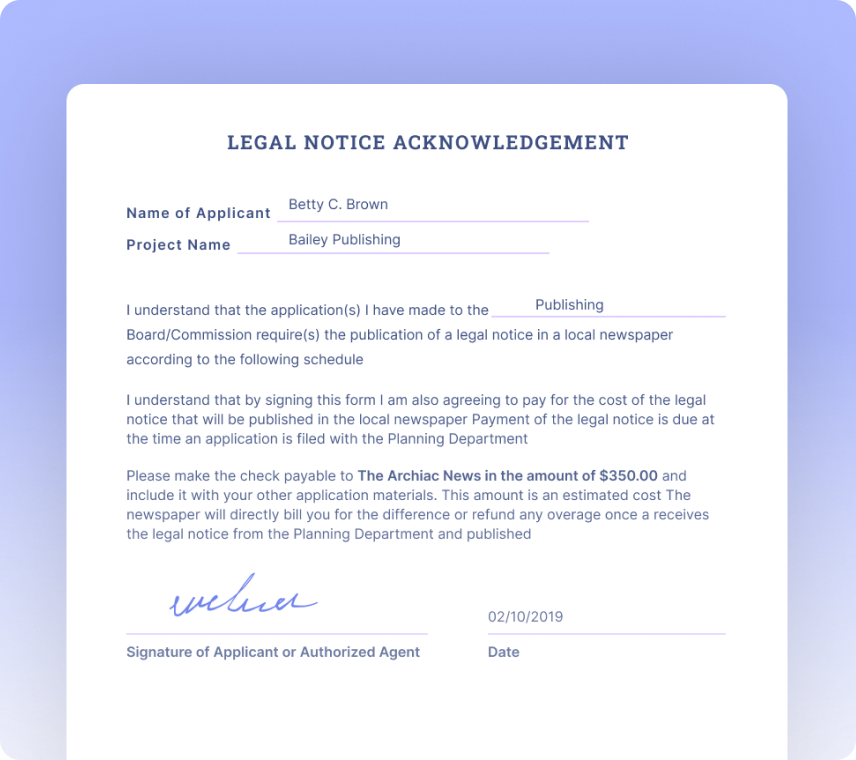 Legal Notice Acknowledgments