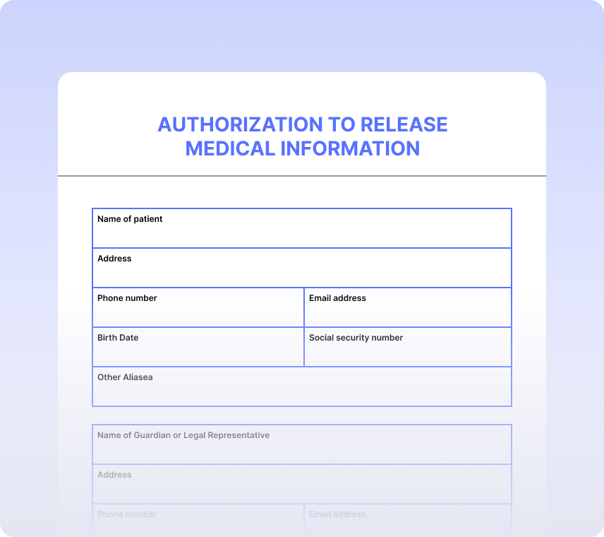 Authorizations To Release Medical Information