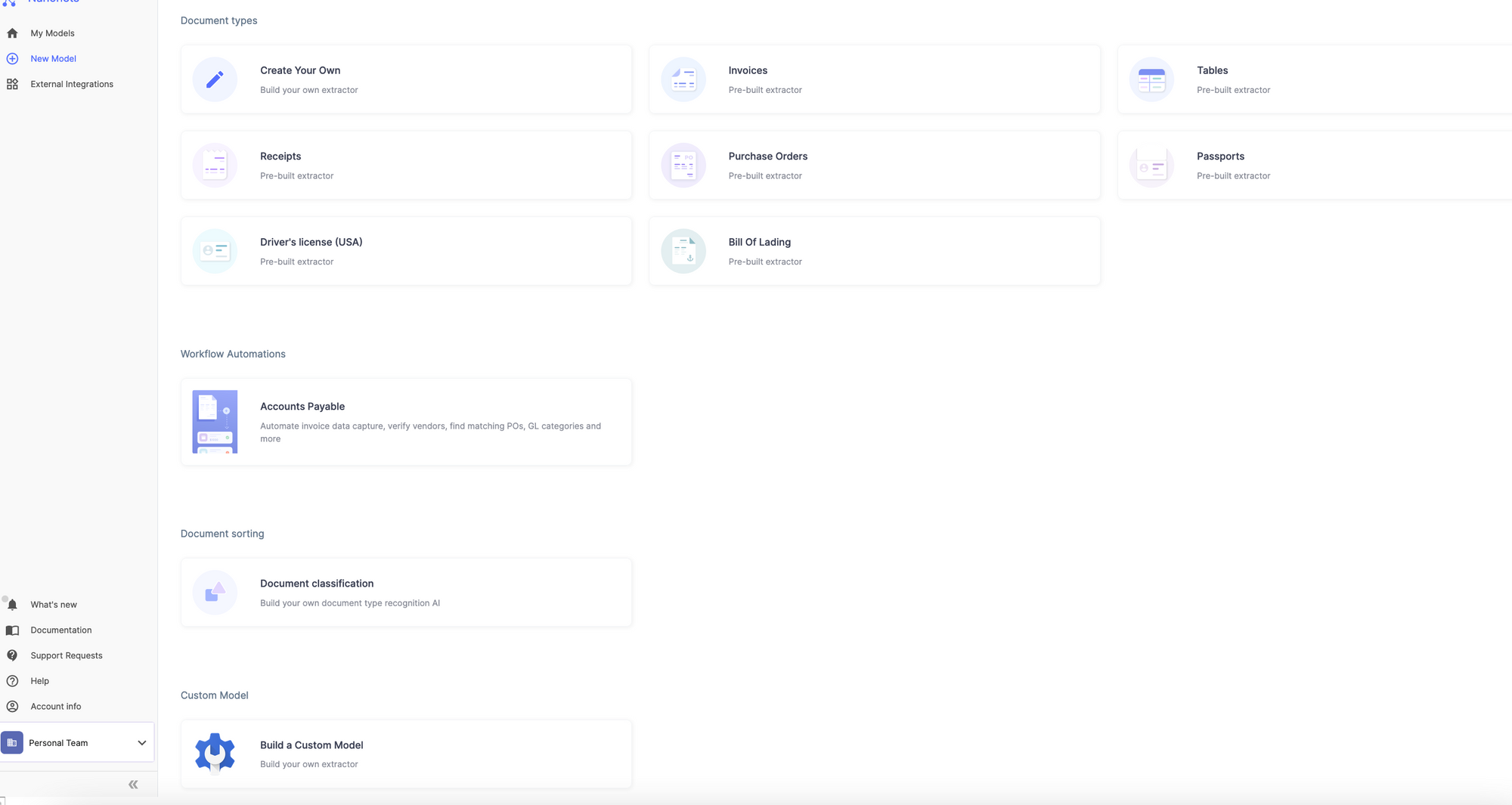 Nanonets - Document Automation Platform